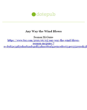 Any Way the Wind Blows cover image.