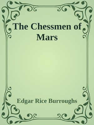 The Chessmen of Mars cover image.