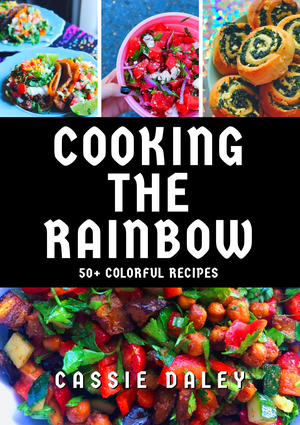 Cooking The Rainbow Cookbook cover image.