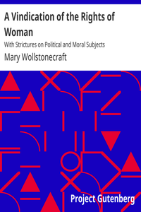 A Vindication of the Rights of Woman cover