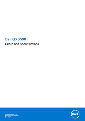 G Series 15 3590 Laptop Users Guide En Us cover image.