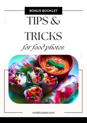 Tips & Tricks for Food Photos cover image.