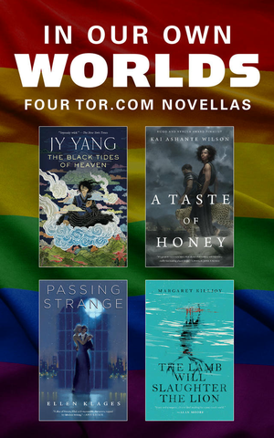 In Our Own Worlds: Four LGBTQ+ Tor.com Novellas cover image.
