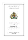 Cover of Committal Of Her Majesty Queen Elizabeth Ii Order Of Service