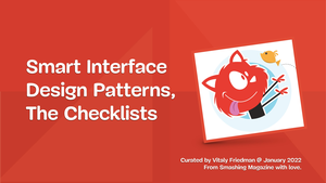 Interface Design Patterns Checklist cover image.