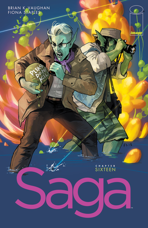 Saga #16 cover image.