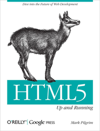 HTML5: Up and Running cover