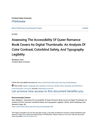 Cover of Assessing the Accessibility of Queer Romance Book Covers as Digital Thumbnails