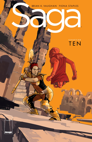 Saga 10 cover image.