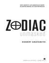 Zodiac Unmasked  The Identity Of Americas Most Elusive Serial Killer Revealed   Pdf Room cover