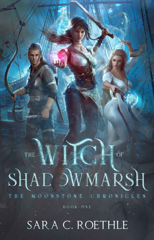 The Witch of Shadowmarsh (The Moonstone Chronicles Book 1) cover image.
