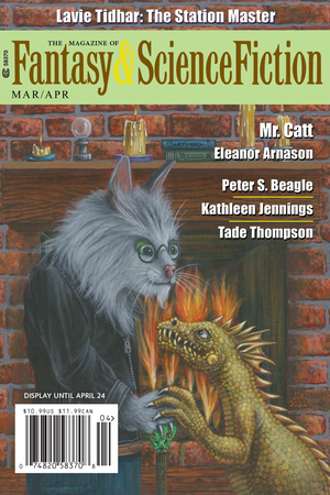 The Magazine of Fantasy & Science Fiction, Mar/Apr 2023 cover image.