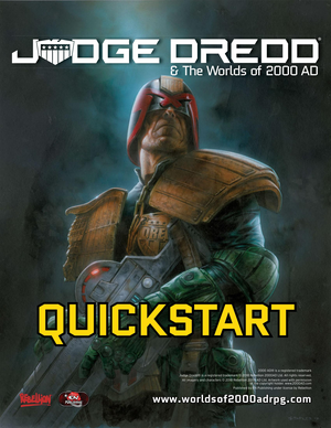 Judge Dredd  The Worlds Of 2000 Ad Quickstart cover image.