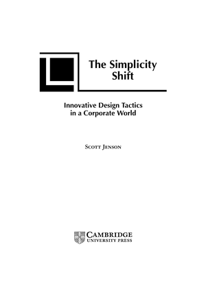 The Simplicity Shift cover image.