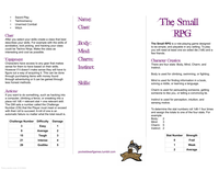 The Small Rpg Trifold   Unknown cover