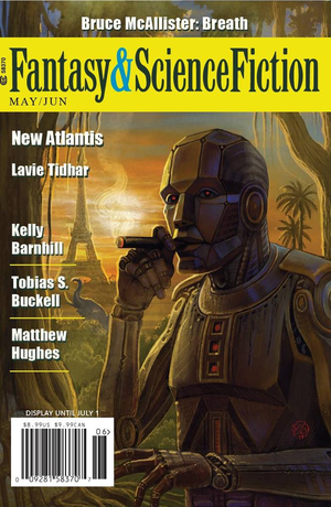Fantasy & Science Fiction, May/June 2019 cover image.