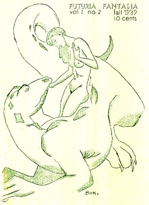 Futuria Fantasia, Fall 1939 cover image.