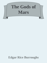 The Gods of Mars cover