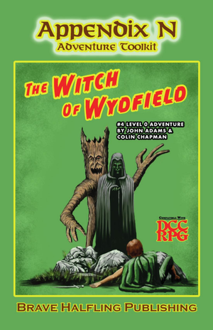 Dungeon Crawl Classics   Appendix N Adventure Toolkit 4   The Witch Of Wydfield cover image.