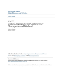 Cultural Appropriation In Contemporary Neopaganism And Witchcraft cover