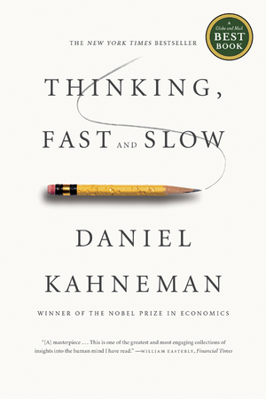 Thinking, Fast and Slow cover image.