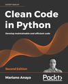 Cover of Clean Code in Python - Second Edition