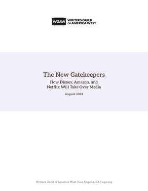 The New Gatekeepers: How Disney Amazon and Netflix Will Take Over Media cover image.