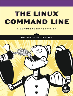 The Linux Command Line cover image.