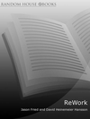 Cover of ReWork: Change the Way You Work Forever