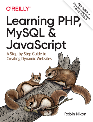 Learning PHP, MySQL & JavaScript cover image.