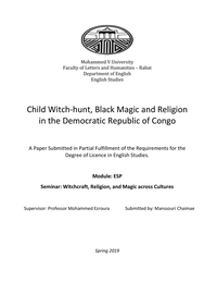 Child Witch-Hunt, Black Magic And Religion in the Democratic Republic of Congo cover