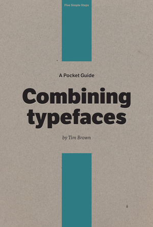 A Pocket Guide to Combining typefaces cover image.