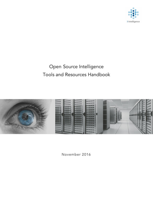 Open Source Intelligence Tools And Resources Handbook  Pdfdrive  cover image.