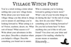 Cover of Village Witch Post