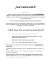 Cover of Que Carta Eres