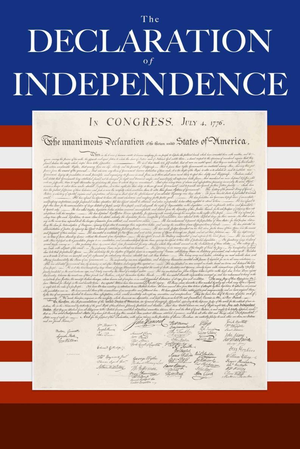 The Declaration of Independence of the United States of America cover image.