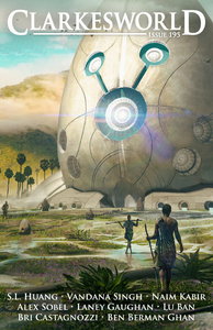 Clarkesworld Magazine Issue 195 cover