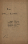 Cover of The Pagan Review No 1 1892