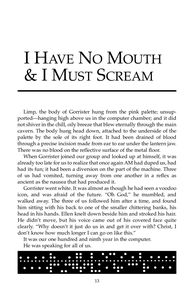 Ellison I Have No Mouth And I Must Scream cover