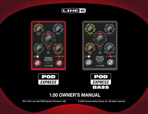 Pod Express Owners Manual English cover image.