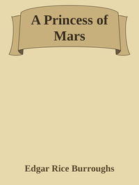A Princess of Mars cover