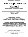LDS Preparedness Manual cover