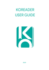 Koreader User Guide cover