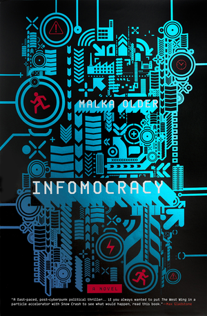 Infomocracy cover image.