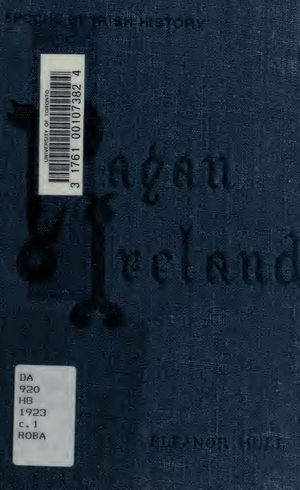 Pagan Ireland   E Hull 1923 cover image.