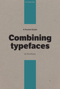 A Pocket Guide to Combining typefaces cover
