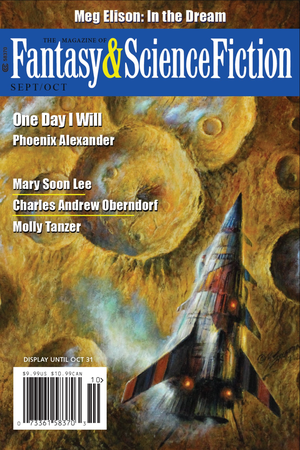 The Magazine of Fantasy & Science Fiction, September/October 2022 cover image.